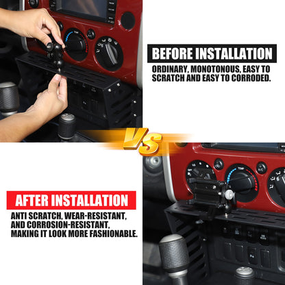 Off Road Center Console Molle Panel Device Mount For Toyota FJ Cruiser 07-21 24