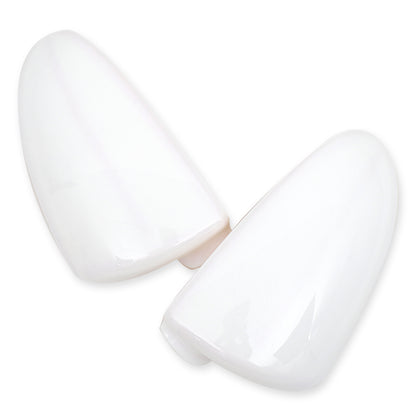 White ABS Exterior Rearview Mirror Cover For Mercedes Benz Smart 2009-2015 10