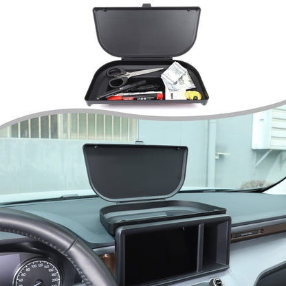 ABS Navigation Screen Rear Storage Box With Lid For Ford Maverick 2022+ US 6