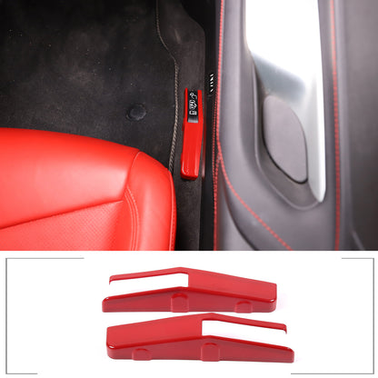 Red Full Interior Set Dash Panel Decor Cover Trim Kit For Corvette C8 2020-25 - Variants 6-10 18