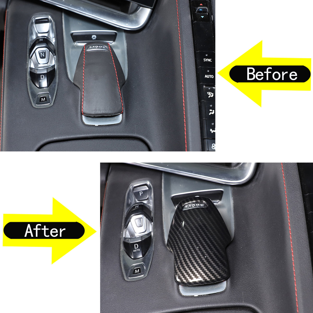 Carbon Fiber ABS Interior Full Decor Cover Trim Kit For Corvette C8 2020-2025 - Styles 16-20 56