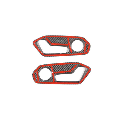 Carbon Fiber Seat Backrest Switch Panel Cover Trim For Lamborghini URUS 18-23 6