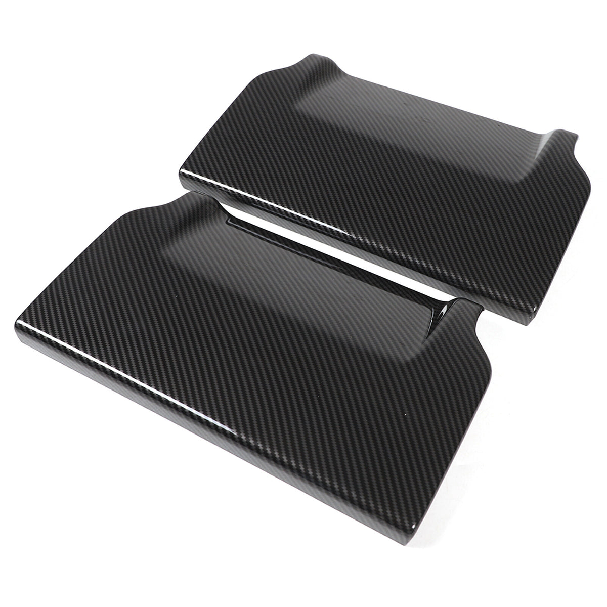 ABS Carbon Fiber Seat Back Anti-kick Panel Trim Cover For Range Rover Vogue 18+ 10