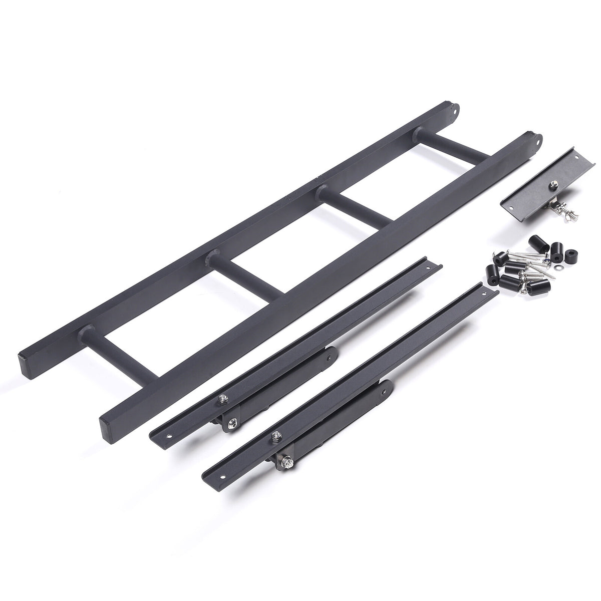 Black Alloy Truck Step Stair Tailgate Foot Ladder for TOYOTA TUNDRA 2007-2021 15