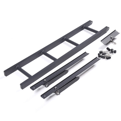 Black Alloy Truck Step Stair Tailgate Foot Ladder for TOYOTA TUNDRA 2007-2021 15
