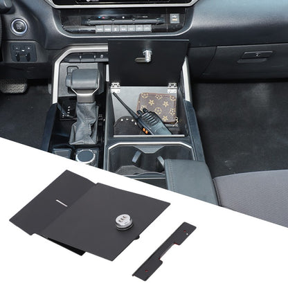 Aluminum Center Console Storage Slot Lock Box Tray For Toyota Tundra/Sequoia 22+ 23