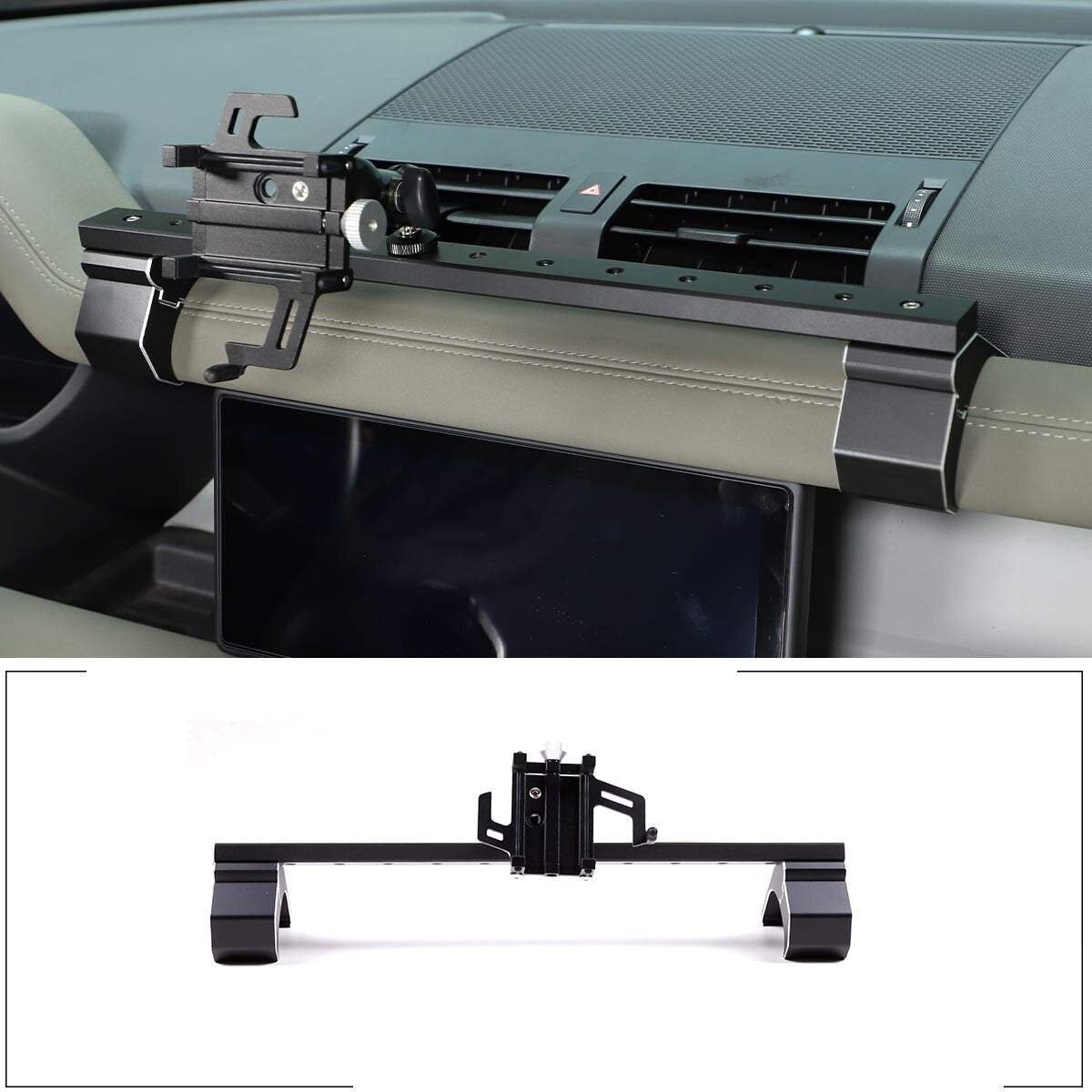 Cradle Holder Car Dashboard Mount Stand For Land Rover Defender 90 110 2020-23 4