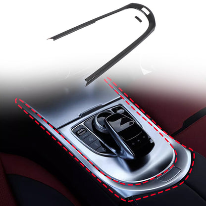Real Carbon Fiber Center Console Gear Shift Trim For Benz G-Class W465 2025 US 3