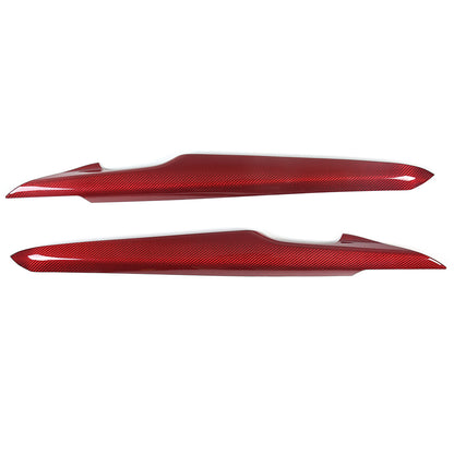 Red Real Carbon Fiber Dash Panel Door Handle Trim Kit Accessory For Corvette C8 12