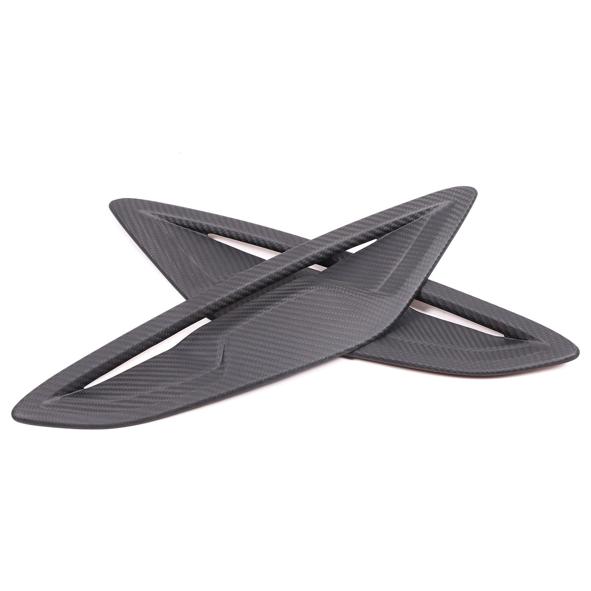Matte Real Carbon Fiber Side Fender Trim For BMW 8 Series G14 G15 2019-2023 8
