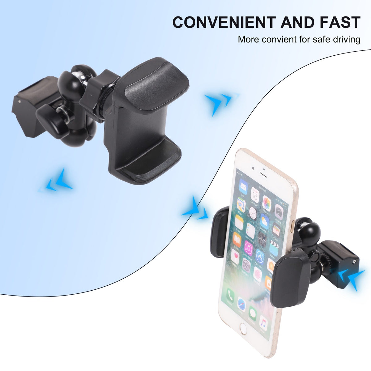 Inner Dashboard Air Vent Phone Holder Mount Bracket For Corvette C8 2020-2025 45