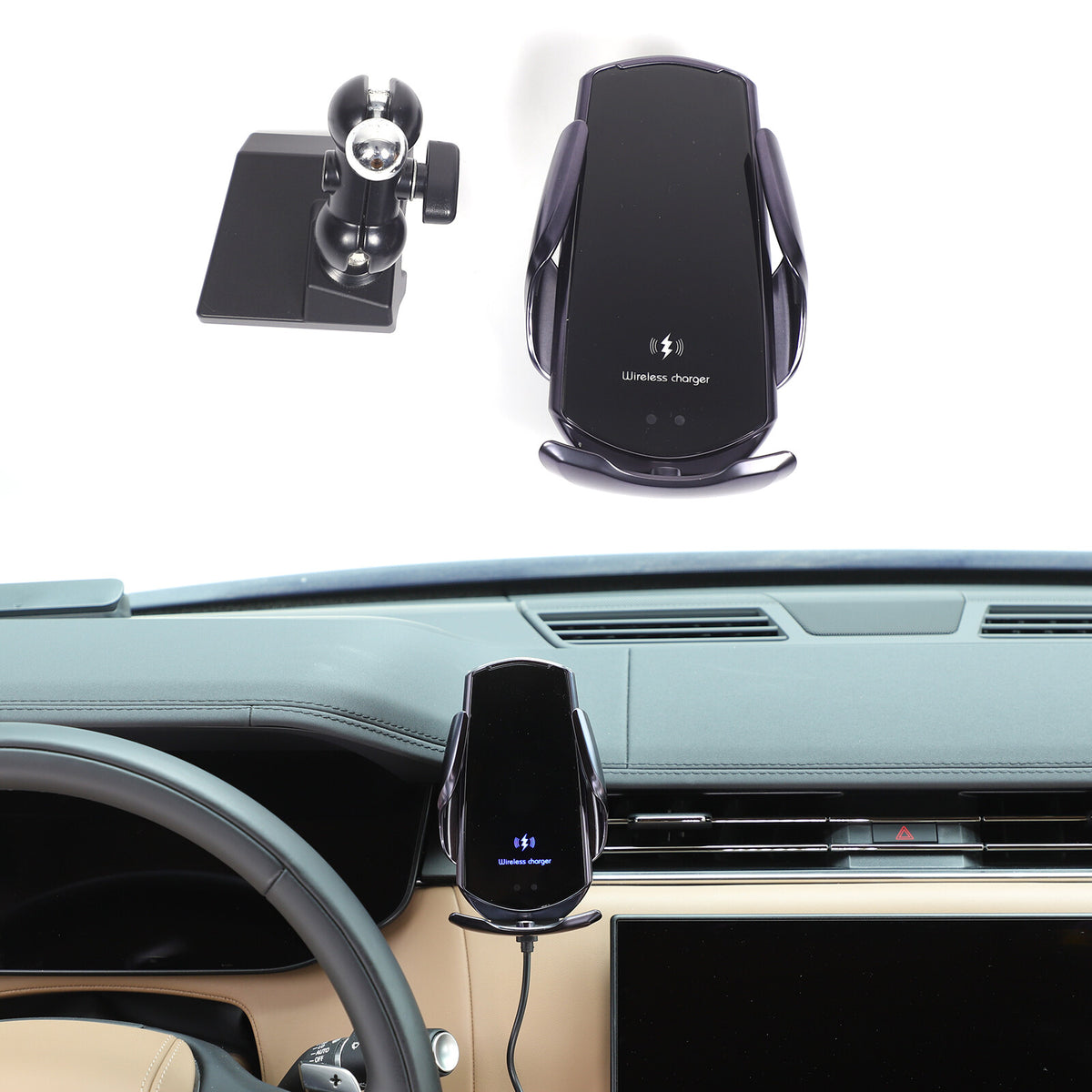 Wireless Charging Navigation Phone Bracket For Range Rover Vogue L460/Sport L461 3