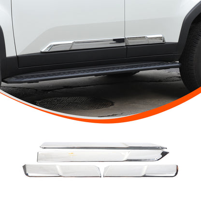 Silver Body Side Door Mouldings Cover Trim For Toyota Land Cruiser LC250 24+ 6