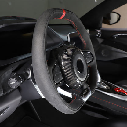 Real Carbon Fiber Steering Wheel Center Surround Cover For Lotus EMIRA 22-25 US 23
