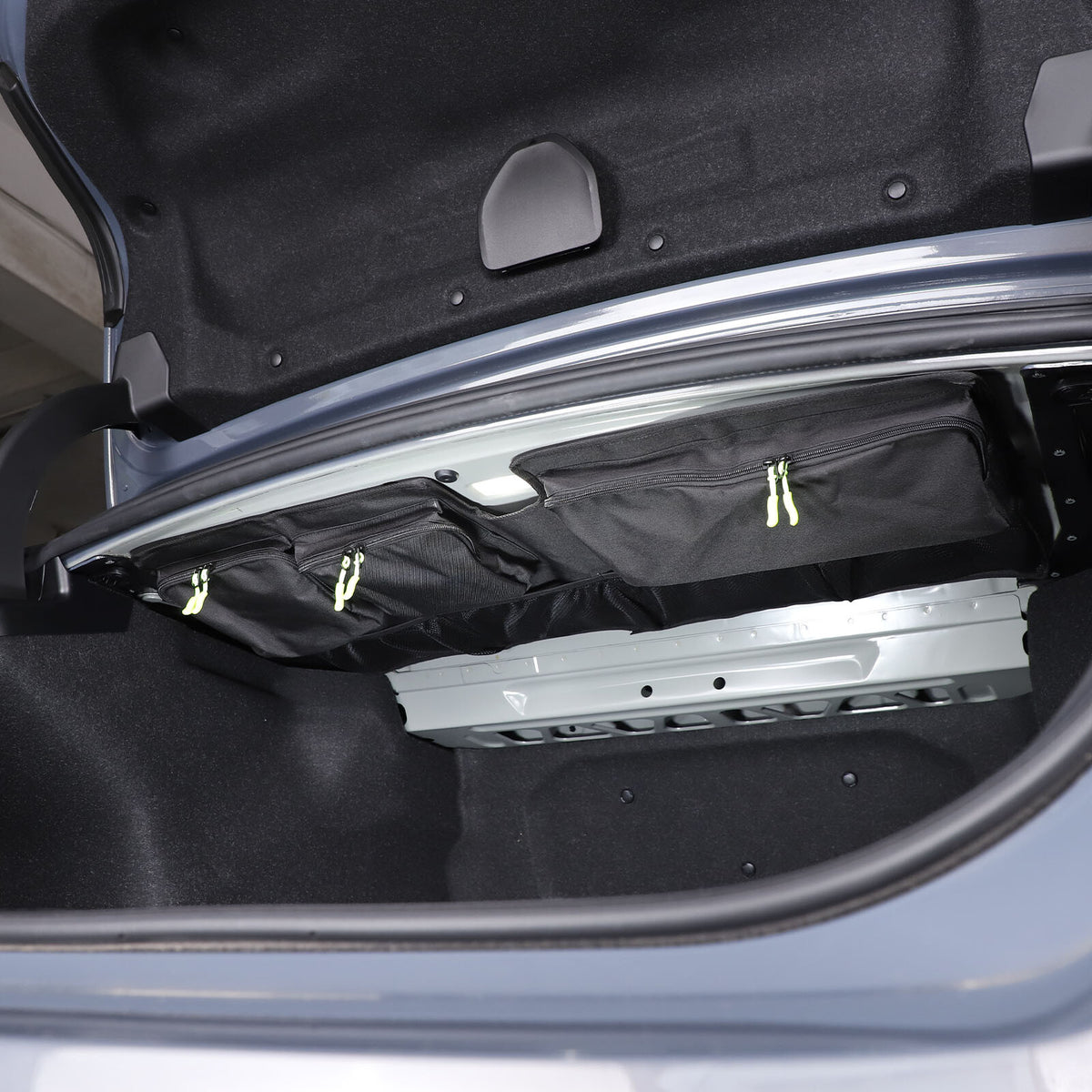 Black Rear Trunk Hanging Storage Bag Organizer For BMW 5 Series G60 i5 2024+ 19