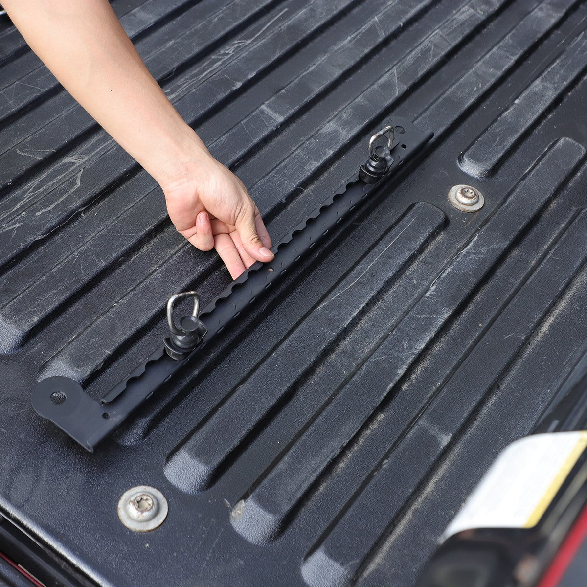 Carbon Steel Bed Side Extension Slot Trim For Toyota Tacoma 2016-2022 3