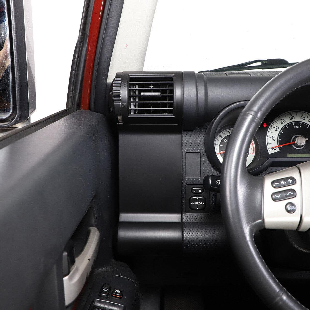 Matte Black Dashboard Side Air Outlet Vent Trim For Toyota FJ Cruiser 2007-21 11