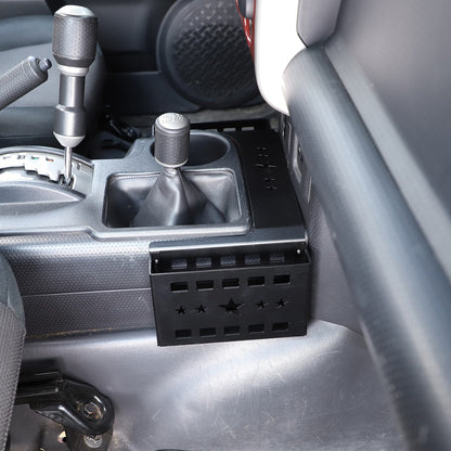 Star Pattern Alloy Gear Side Storage Basket Box For Toyota FJ Cruiser 2007-21 US 5