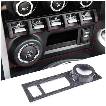 Real Carbon Fiber Interior Center Trim Set For Toyota 86 Subaru BRZ 2012-2020 13