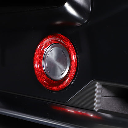 Red Real Carbon Fiber Interior Full Decor Cover Trim Kit for Corvette C8 2020-25 - Variants 11-15 16