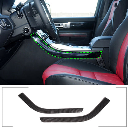ABS Carbon Fiber Center Gear Shift Side Trim For Range Rover Sport 2010-13 13