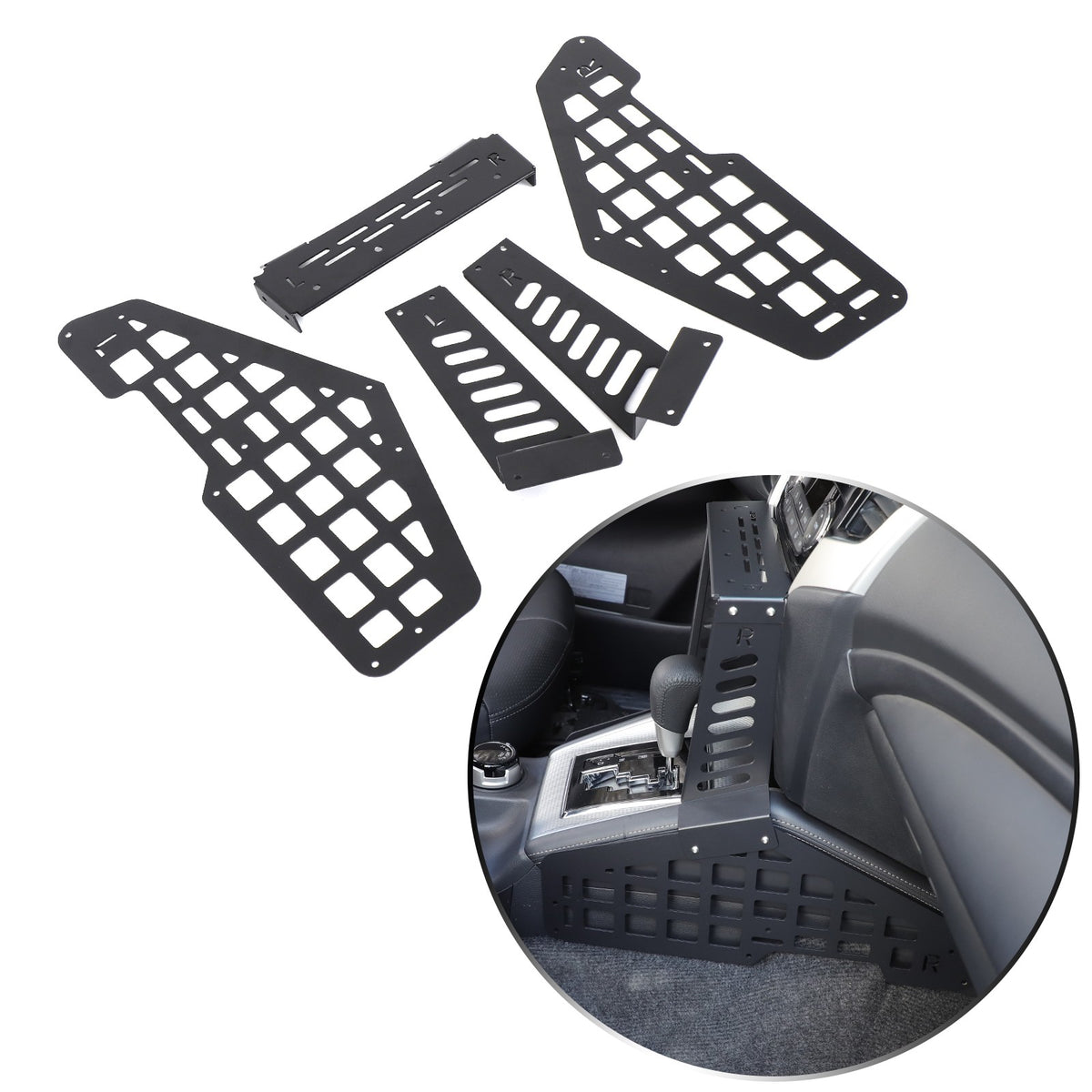 Center Console Molle Panel Digital Device Mount For Mitsubishi L200 Triton 19-23 21