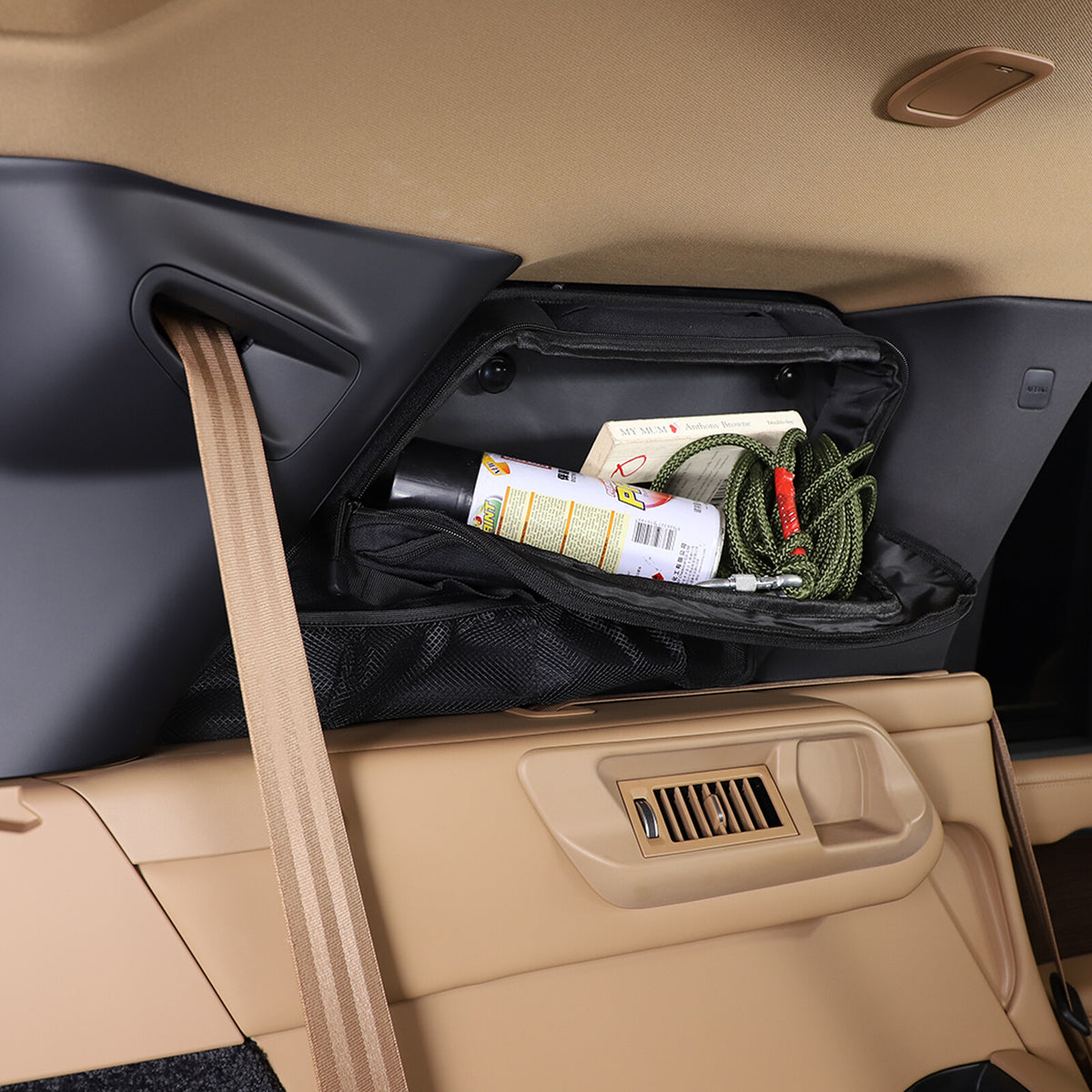 Car Trunk Side Window Storage Bag Tool Bag For LR Range Rover Sport 2023-24 7