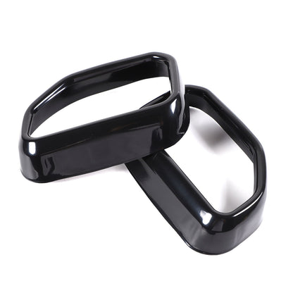 Steel Glossy Black Exhaust Tailpipe Tip Trim For BMW X3 G01 X4 G02 2022-2024 10