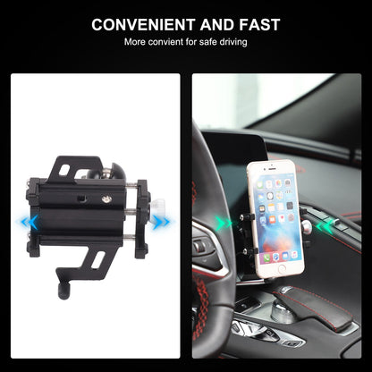 Inner Dashboard Air Vent Phone Holder Mount Bracket For Corvette C8 2020-2025 10