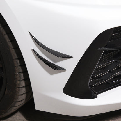 Car Bumper Fin Canard Splitter Diffuser Valence Spoiler Lip For Corvette C8 9