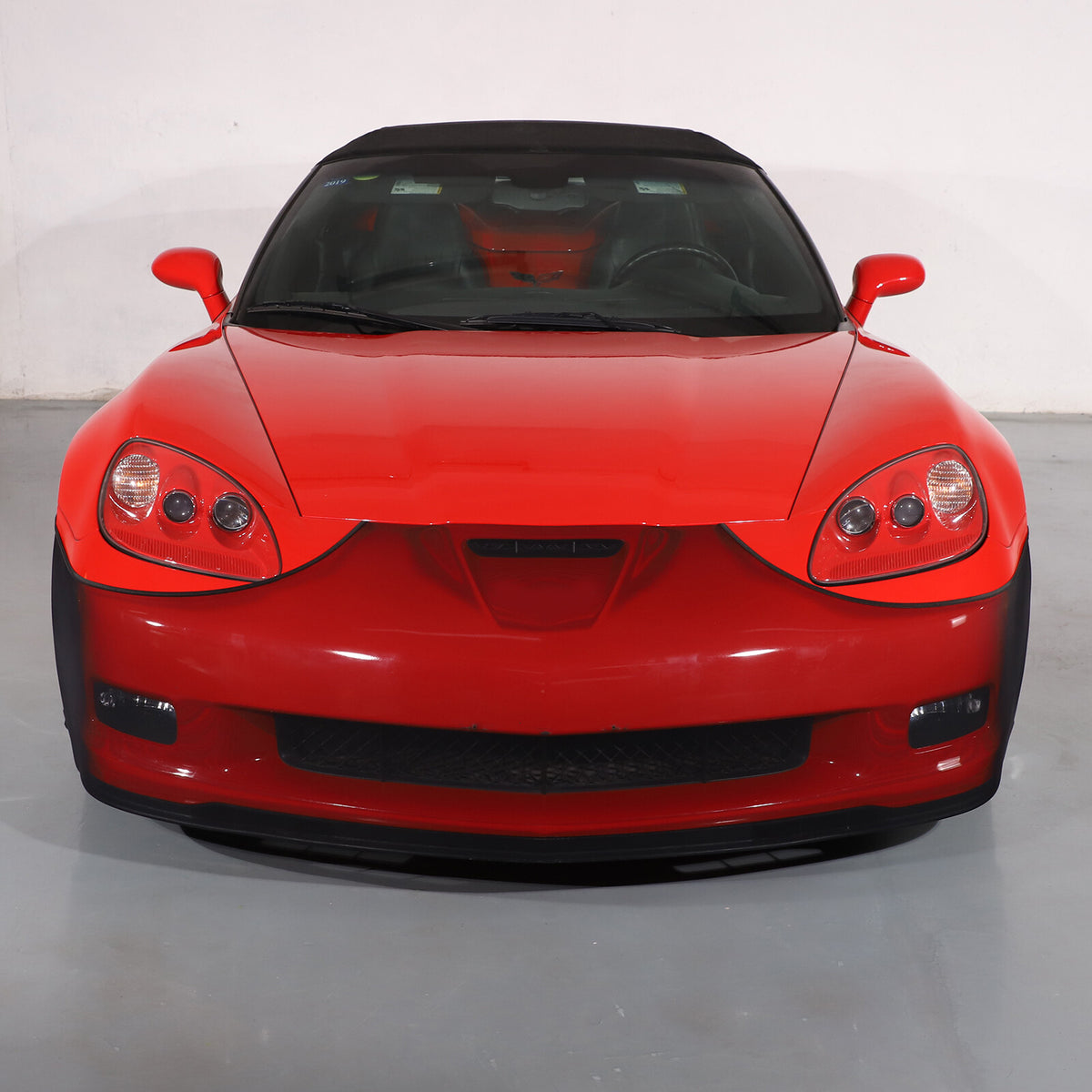 For Corvette C6 Front Bra Stretch Mask Front Bumper Mask High Tech Stretch Mask 8