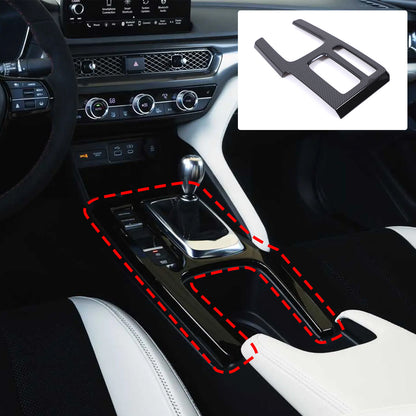 ABS Carbon Fiber Center Console Gear Shift Frame For Acura Integra 2023-2024 11