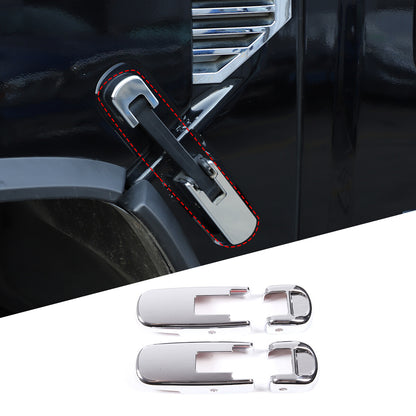 Silver Chrome Exterior Door Handle Mirror Hood Vent Trim Kit For Hummer H2 03-09 74