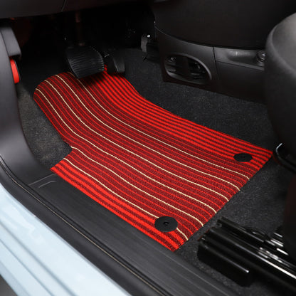 2PCS/Set Car Floor Mats Cargo Carpets Foot Pads For Fiat 500 2016-2021 7