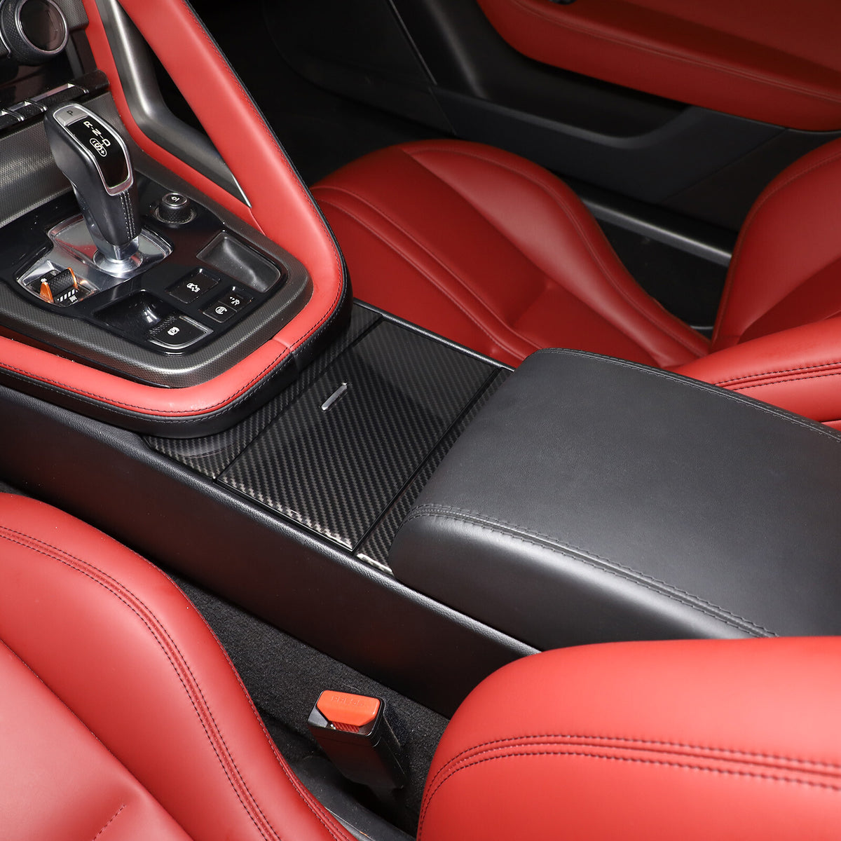 ABS Carbon Fiber Interior Full Set Cover Trim Kit For Jaguar F-type X152 2013-25 - Styles 1-5 2