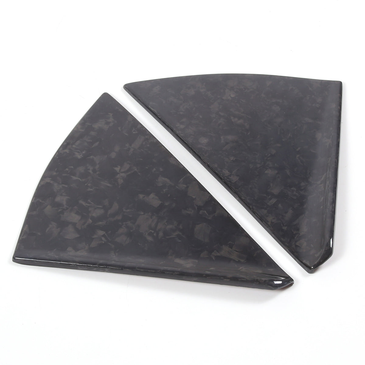Forged Carbon fiber Rear Triangle Glass Cover For Corvette C8 Convertible 20-26 7