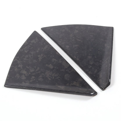 Forged Carbon fiber Rear Triangle Glass Cover For Corvette C8 Convertible 20-26 7