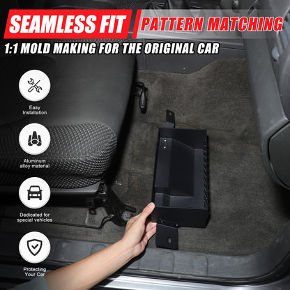 Aluminum Under Passenger Seat Storage Basket Tray For Nissan Frontier 2009-2017 5
