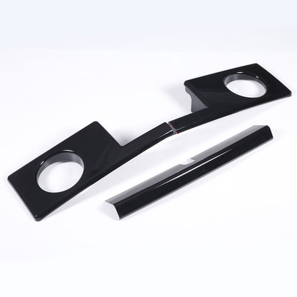 Glossy Black Front Bumper & Side Cover Trim Kit For Hummer H2 SUV SUT 2003-2009 9