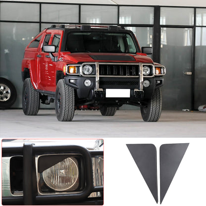 Front Light Headlight Lamp Angry Eyes Trim Cover For Hummer H3 2005-2009 1