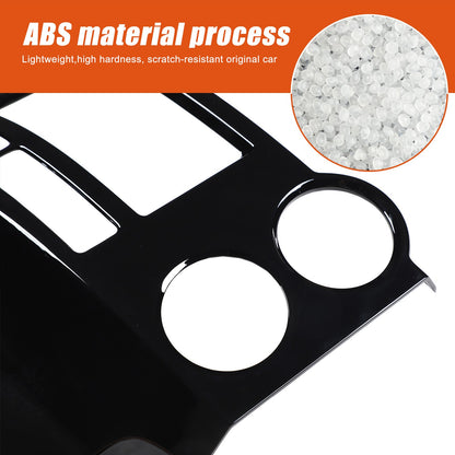 Glossy Piano Black ABS Instrument Panel Trim Cover For Toyota Tundra 2007-13 US 7