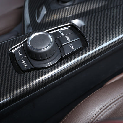 ABS Carbon Fiber Gear Shift Panel Cover Trim For BMW 3 Series F30 F34 2013-2019 7