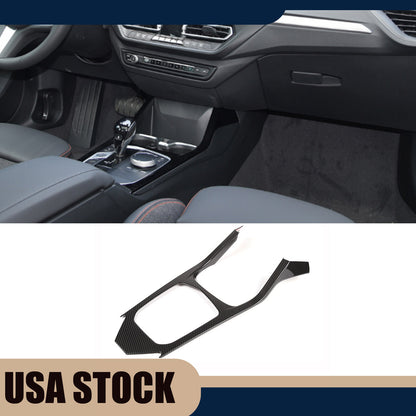 ABS Carbon Center Console trim Cover for BMW 1 Series 118i 128ti Hatchback 20-24 1