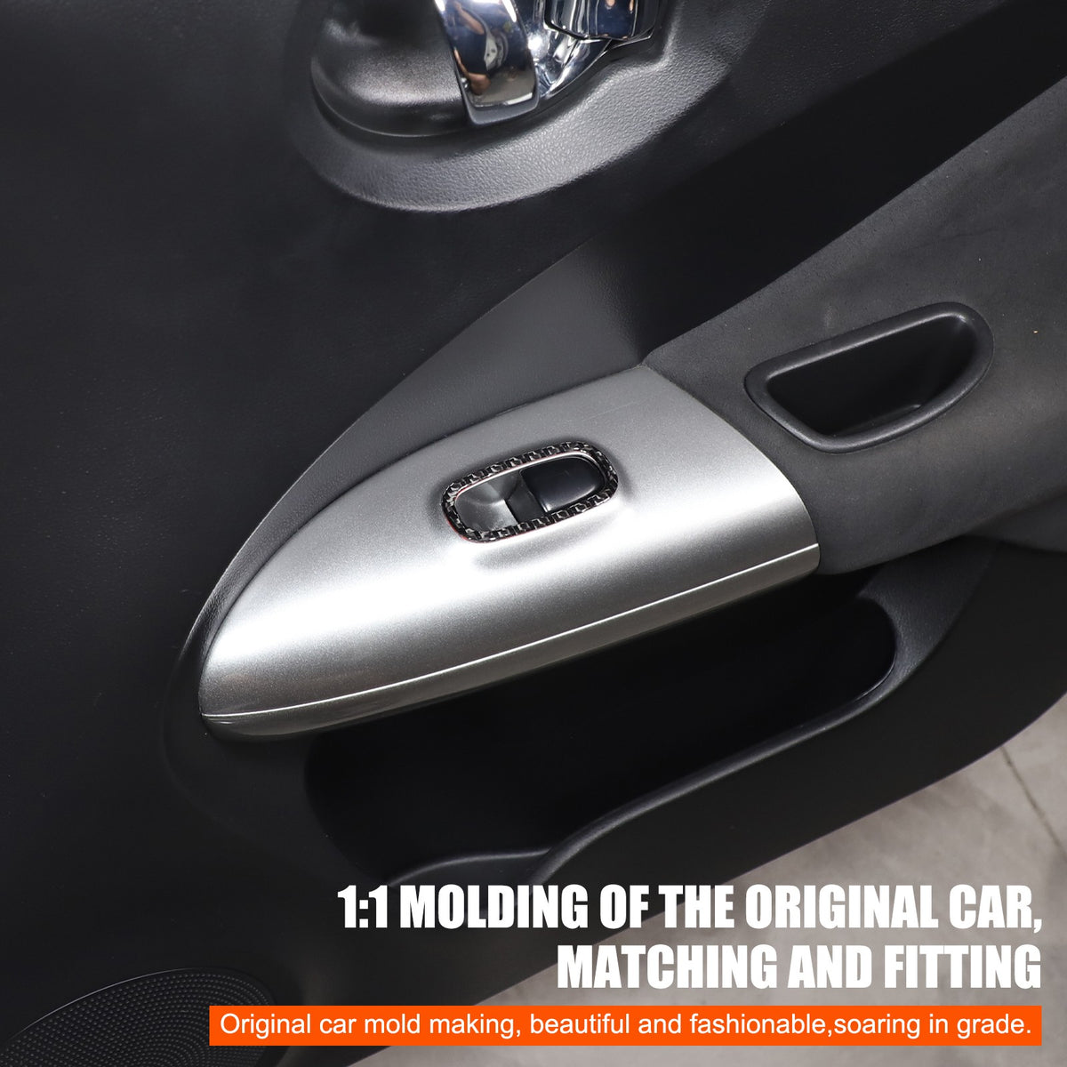 Soft Carbon Fiber Interior Center Console trim Sticker For Nissan Juke 2011-2019 128