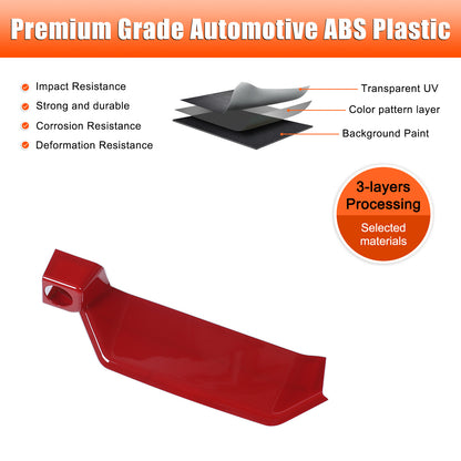ABS Sporty Red Dashboard Instrument Upper Trim For Toyota Tacoma 2024+ US 20