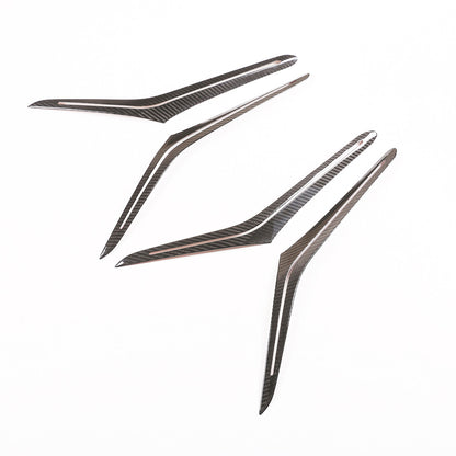 Carbon Fiber Inner Door Armrest light Handle Trim Cover for BMW X5 X7 19-21 5