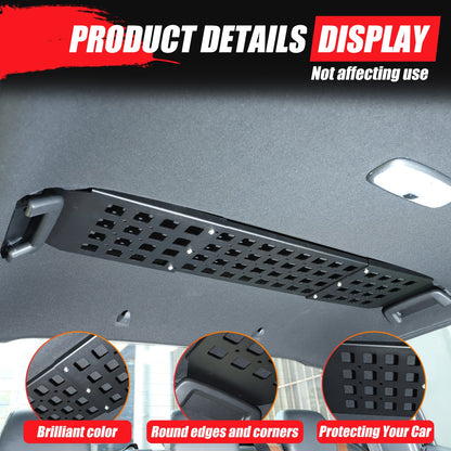 Alloy Rear Roof Hanging Storage Rack Molle Panel For Ford Ranger T6 2015-2021 12
