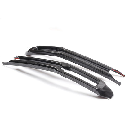 Carbon Fiber ABS Front Bumper Protect Grille Cover Trim For Ford Maverick 22-23 11