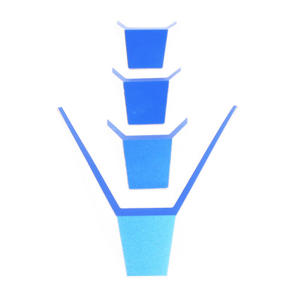 Blue Alloy Car Engine Center Patch Cover Decorate Trim For Corvette C8 2020-26 13
