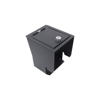 Locking Center Armrest Vault Safe Storage Box For Toyota Prado FJ120 03-09 19